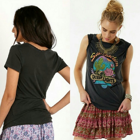 Spell designs charcoal desert lights tee S t-shirt - Picture 4 of 8